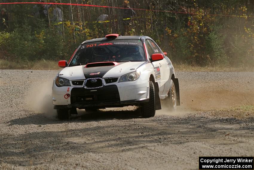 Jason Cook / Maggie Tu Subaru WRX on SS1, Al's Playground I.