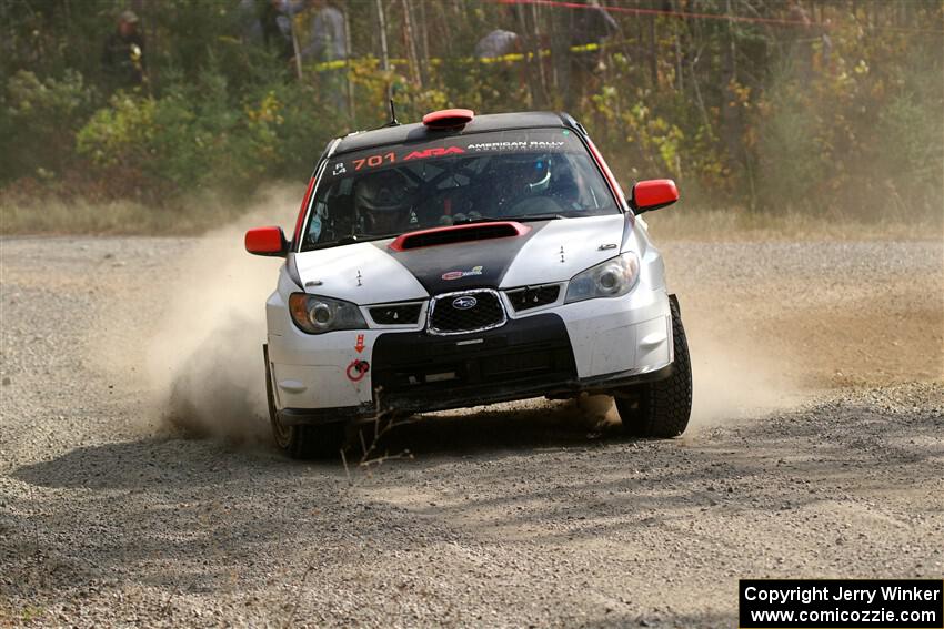 Jason Cook / Maggie Tu Subaru WRX on SS1, Al's Playground I.