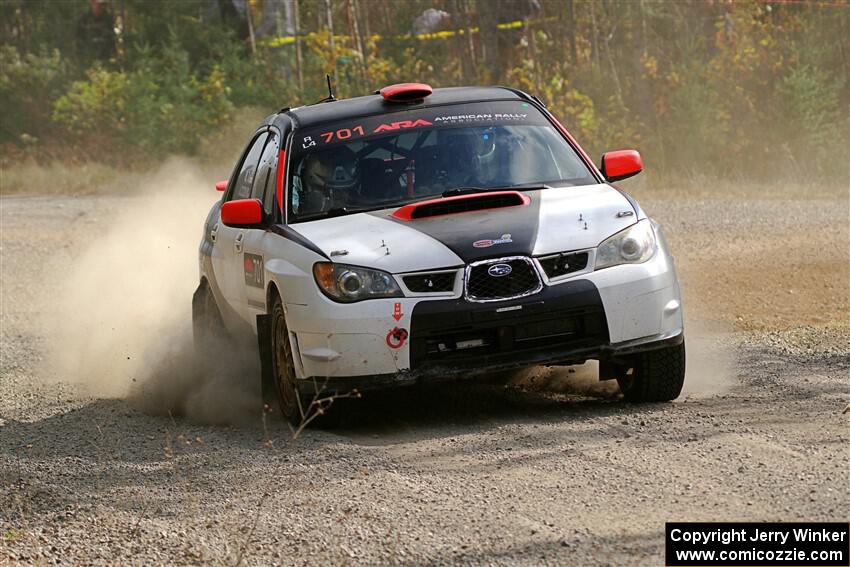 Jason Cook / Maggie Tu Subaru WRX on SS1, Al's Playground I.