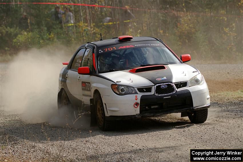 Jason Cook / Maggie Tu Subaru WRX on SS1, Al's Playground I.