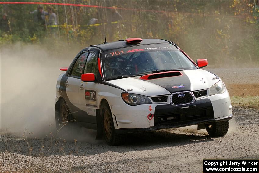 Jason Cook / Maggie Tu Subaru WRX on SS1, Al's Playground I.