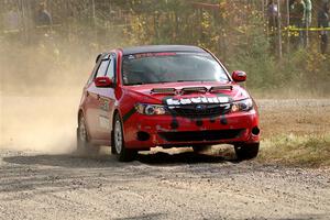 Jess Davids / Eric Frentress Subaru Impreza on SS1, Al's Playground I.