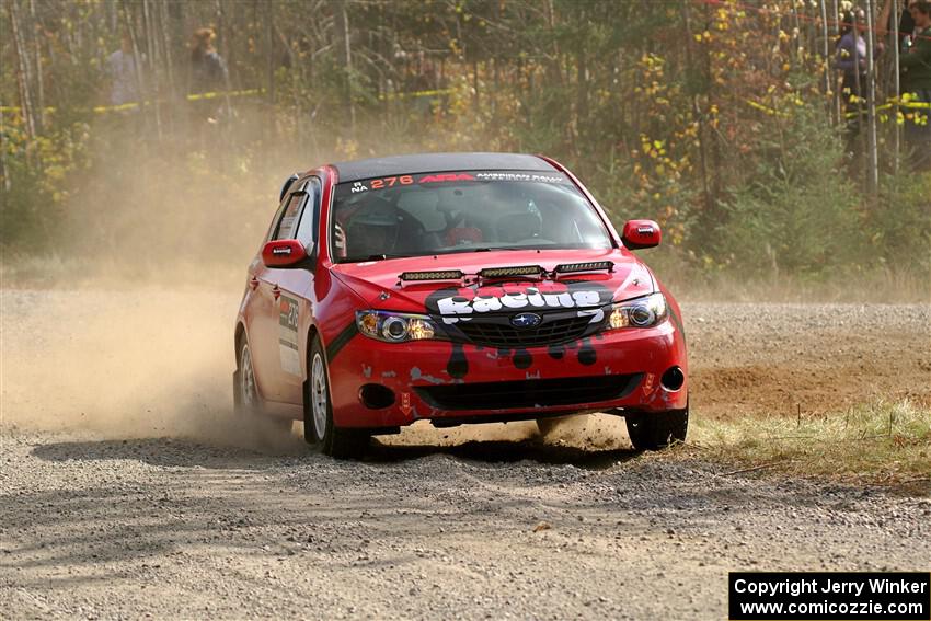 Jess Davids / Eric Frentress Subaru Impreza on SS1, Al's Playground I.