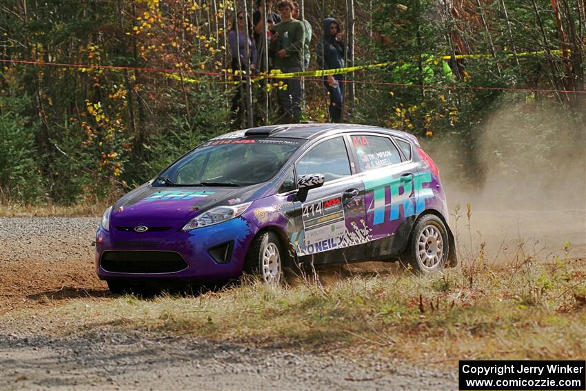 Imogen Thompson / Steve Harrell Ford Fiesta on SS1, Al's Playground I.