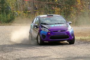 Imogen Thompson / Steve Harrell Ford Fiesta on SS1, Al's Playground I.