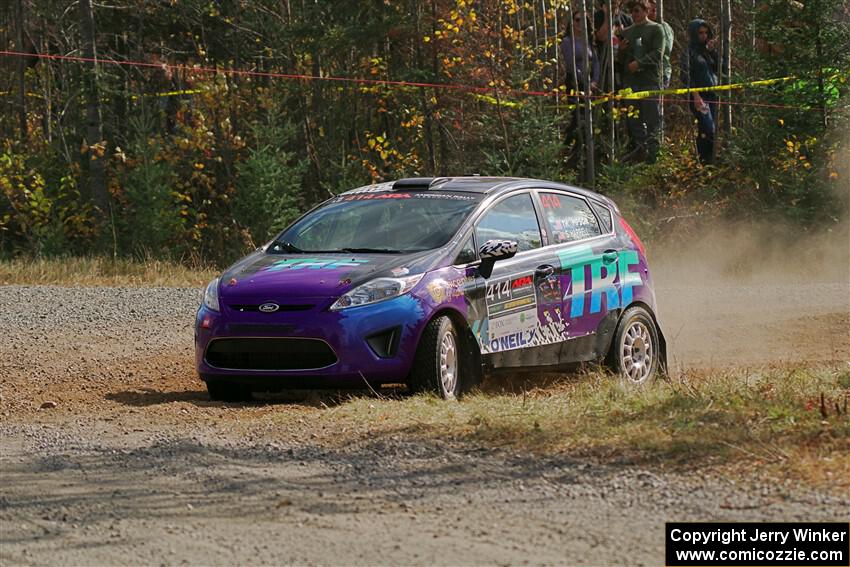 Imogen Thompson / Steve Harrell Ford Fiesta on SS1, Al's Playground I.