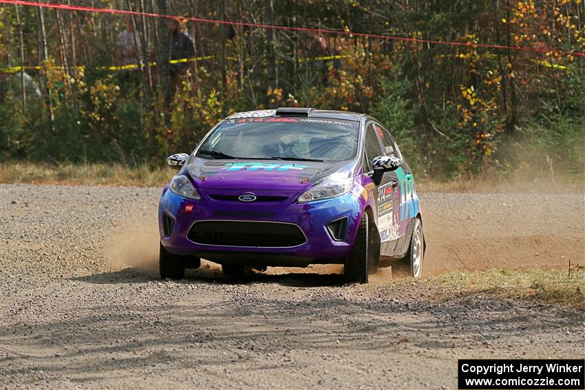 Imogen Thompson / Steve Harrell Ford Fiesta on SS1, Al's Playground I.