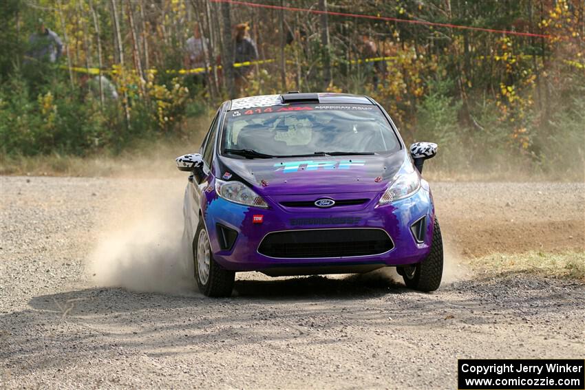 Imogen Thompson / Steve Harrell Ford Fiesta on SS1, Al's Playground I.