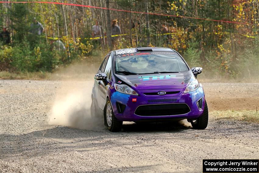 Imogen Thompson / Steve Harrell Ford Fiesta on SS1, Al's Playground I.