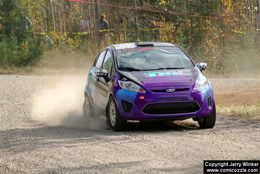 Imogen Thompson / Steve Harrell Ford Fiesta on SS1, Al's Playground I.