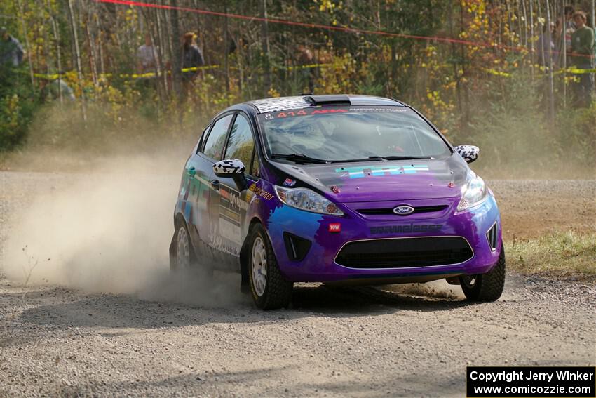 Imogen Thompson / Steve Harrell Ford Fiesta on SS1, Al's Playground I.