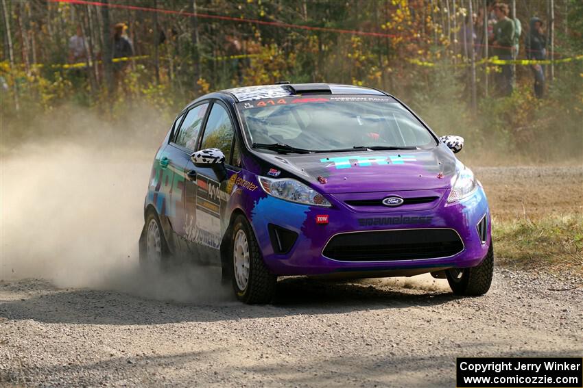 Imogen Thompson / Steve Harrell Ford Fiesta on SS1, Al's Playground I.