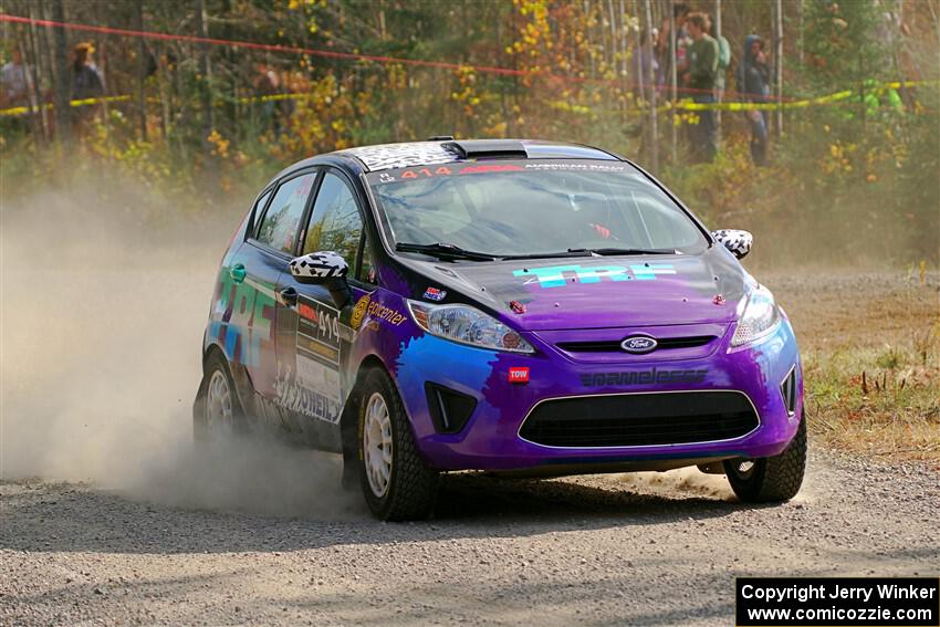 Imogen Thompson / Steve Harrell Ford Fiesta on SS1, Al's Playground I.