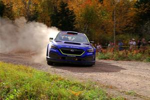 Travis Pastrana / Rhianon Gelsomino Subaru WRX ARA24 on SS5, Far Point I.