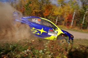 Travis Pastrana / Rhianon Gelsomino Subaru WRX ARA24 on SS5, Far Point I.