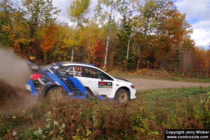 Conner Martell / Alex Gelsomino Subaru WRX STi on SS5, Far Point I.