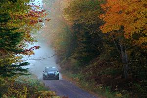 Javier Olivares / K.J. Miller Ford Fiesta Rally2 on SS5, Far Point I.