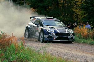 Javier Olivares / K.J. Miller Ford Fiesta Rally2 on SS5, Far Point I.