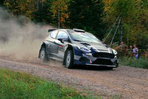 Javier Olivares / K.J. Miller Ford Fiesta Rally2 on SS5, Far Point I.