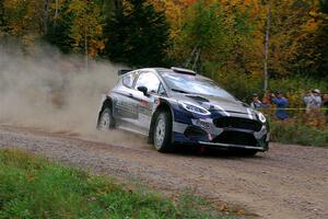 Javier Olivares / K.J. Miller Ford Fiesta Rally2 on SS5, Far Point I.