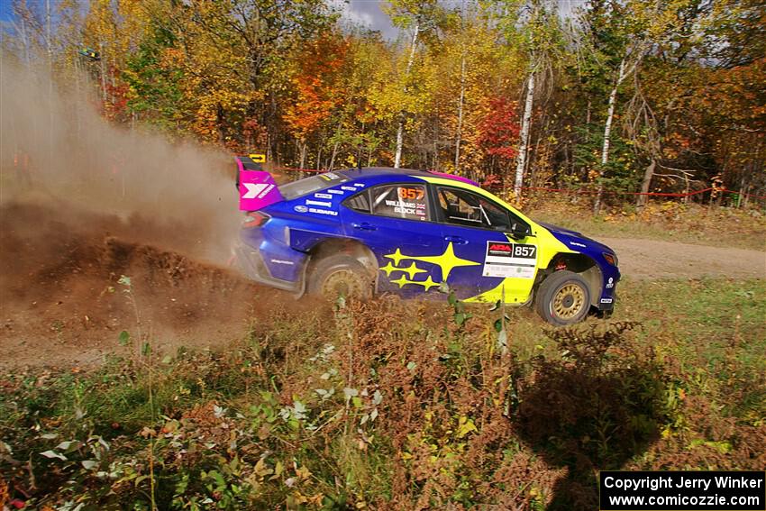 Lia Block / Keaton Williams Subaru WRX ARA24 on SS5, Far Point I.