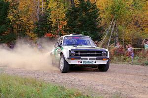 Seamus Burke / Gary McElhinney Ford Escort Mk II on SS5, Far Point I.