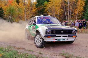 Seamus Burke / Gary McElhinney Ford Escort Mk II on SS5, Far Point I.