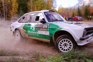 Seamus Burke / Gary McElhinney Ford Escort Mk II on SS5, Far Point I.