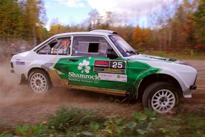 Seamus Burke / Gary McElhinney Ford Escort Mk II on SS5, Far Point I.