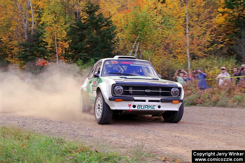 Seamus Burke / Gary McElhinney Ford Escort Mk II on SS5, Far Point I.