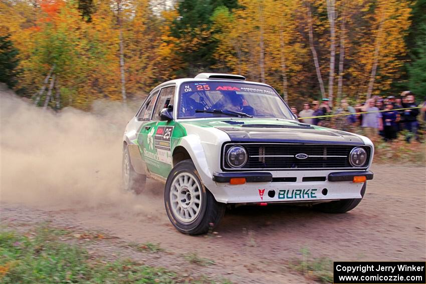 Seamus Burke / Gary McElhinney Ford Escort Mk II on SS5, Far Point I.