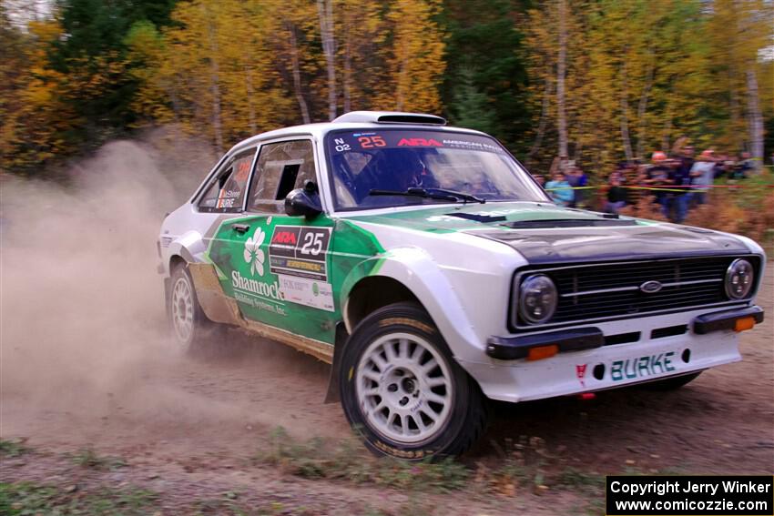 Seamus Burke / Gary McElhinney Ford Escort Mk II on SS5, Far Point I.