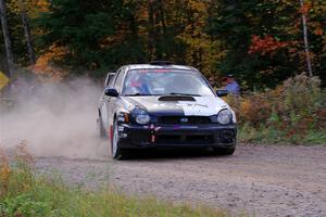 John Farrow / Michael Farrow Subaru WRX on SS5, Far Point I.