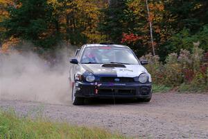 John Farrow / Michael Farrow Subaru WRX on SS5, Far Point I.