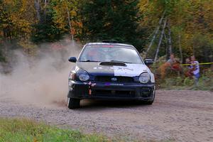 John Farrow / Michael Farrow Subaru WRX on SS5, Far Point I.