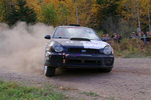 John Farrow / Michael Farrow Subaru WRX on SS5, Far Point I.