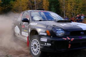 John Farrow / Michael Farrow Subaru WRX on SS5, Far Point I.