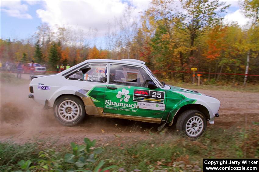 Seamus Burke / Gary McElhinney Ford Escort Mk II on SS5, Far Point I.