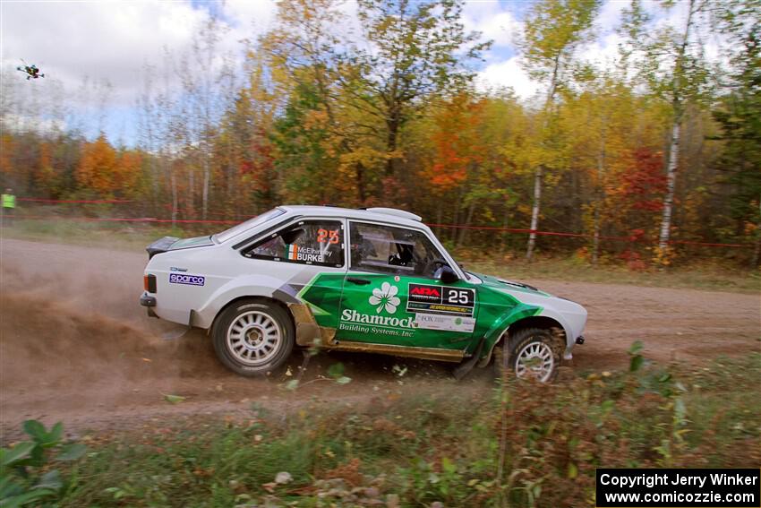 Seamus Burke / Gary McElhinney Ford Escort Mk II on SS5, Far Point I.