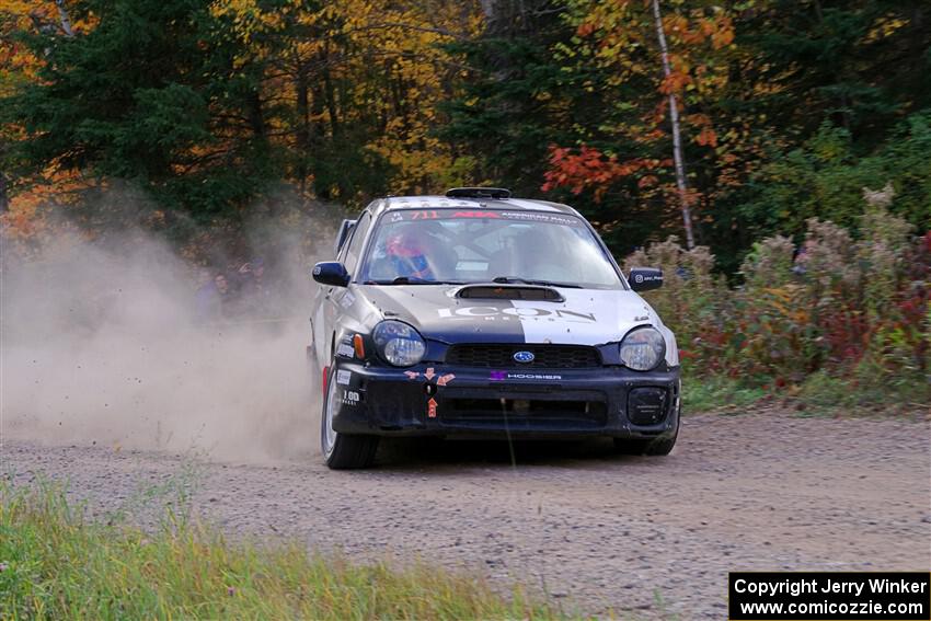 John Farrow / Michael Farrow Subaru WRX on SS5, Far Point I.