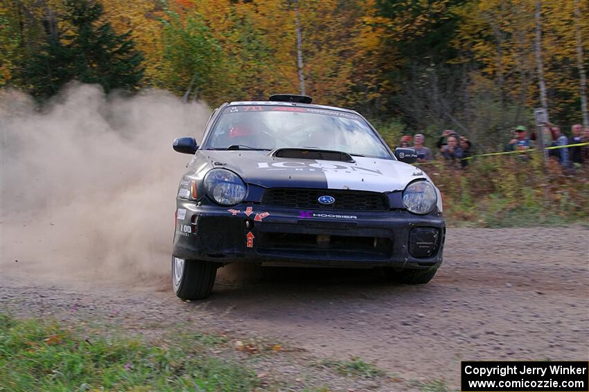 John Farrow / Michael Farrow Subaru WRX on SS5, Far Point I.