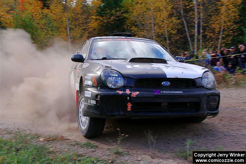 John Farrow / Michael Farrow Subaru WRX on SS5, Far Point I.