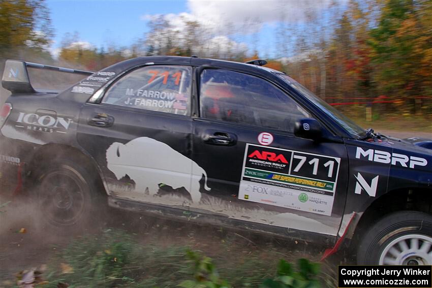 John Farrow / Michael Farrow Subaru WRX on SS5, Far Point I.