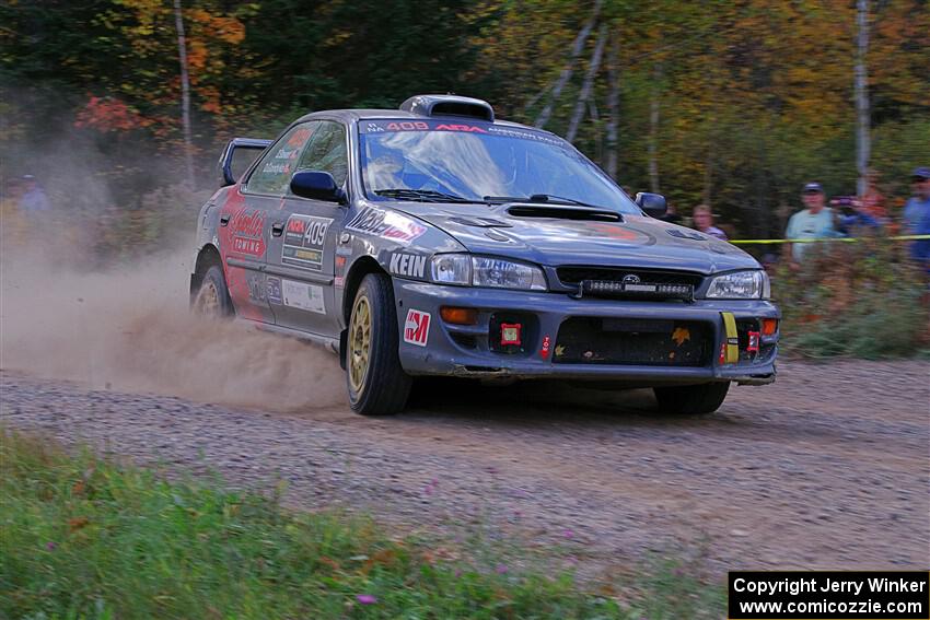 Dylan Gondyke / Zach Stewart Subaru Impreza on SS5, Far Point I.