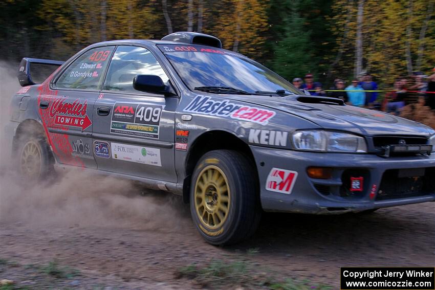 Dylan Gondyke / Zach Stewart Subaru Impreza on SS5, Far Point I.