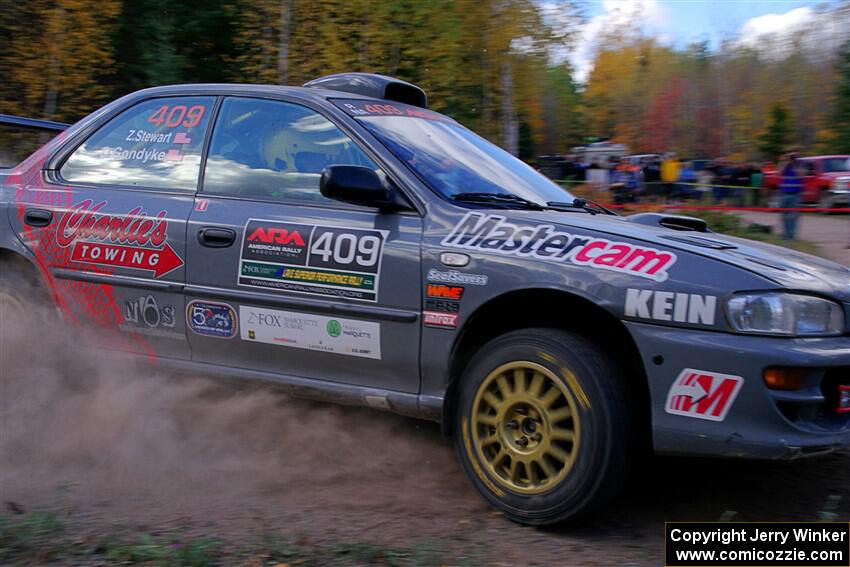 Dylan Gondyke / Zach Stewart Subaru Impreza on SS5, Far Point I.