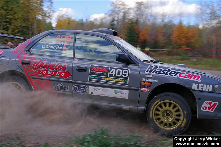 Dylan Gondyke / Zach Stewart Subaru Impreza on SS5, Far Point I.