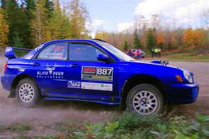 Jimmy Pelizzari / Kate Stevens Subaru WRX on SS5, Far Point I.