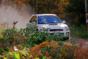 Ivo Draganov / Vladimir Yanev Subaru WRX Wagon on SS5, Far Point I.