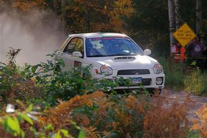 Ivo Draganov / Vladimir Yanev Subaru WRX Wagon on SS5, Far Point I.